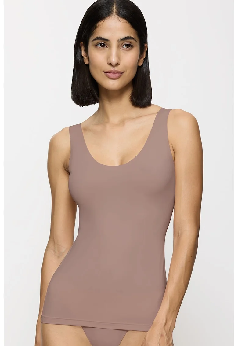 Top fara cusaturi Body Make-Up Illusion, Lila pal
