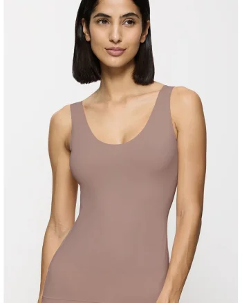 Top fara cusaturi Body Make-Up Illusion, Lila pal