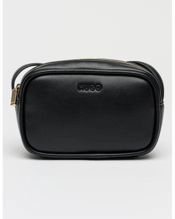 Geanta crossbody de piele ecologica Jodi, Negru
