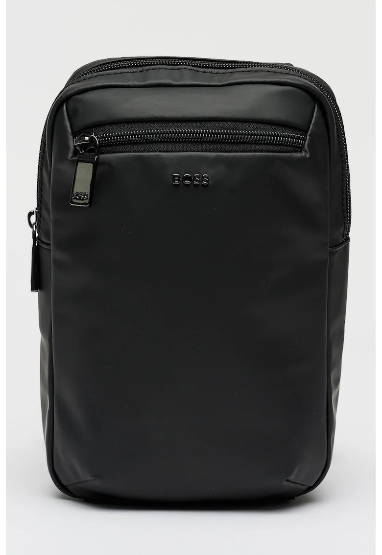Geanta crossbody cu buzunar frontal Jace, Negru