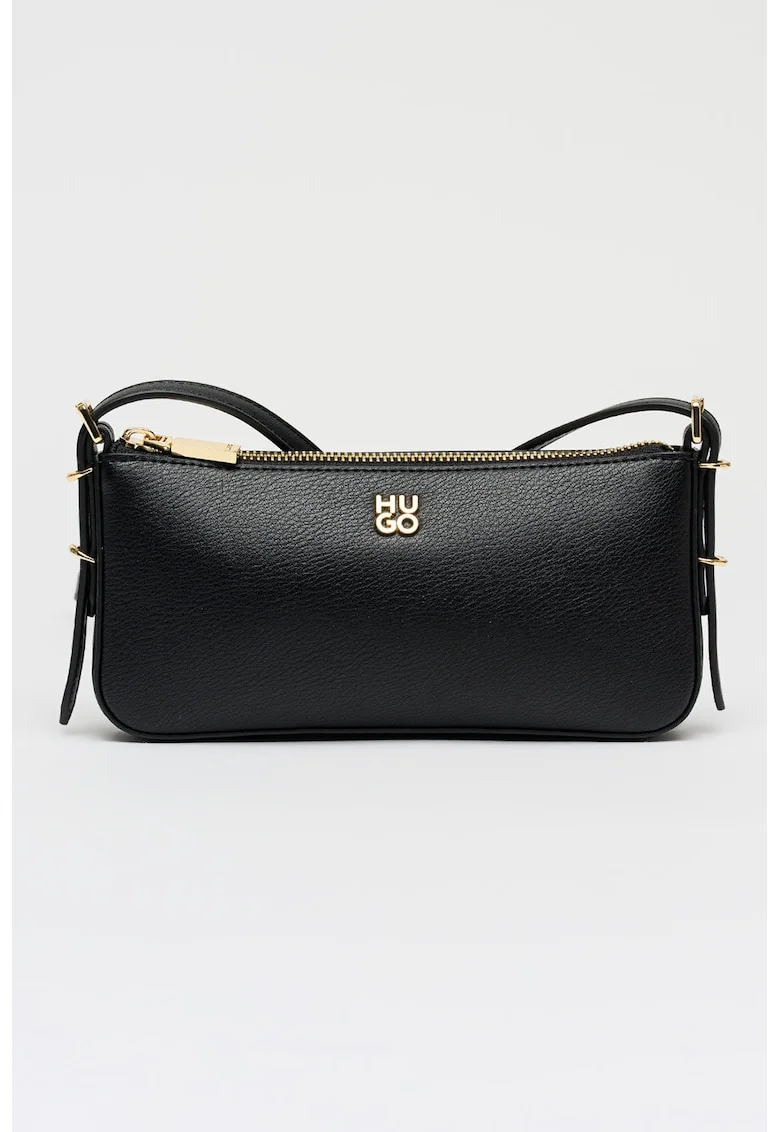 Geanta crossbody cu logo Neeko, Negru
