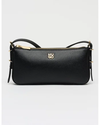 Geanta crossbody cu logo Neeko, Negru