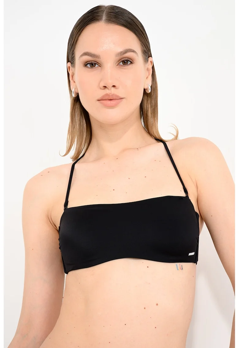 Sutien bandeau de baie Pure, Negru