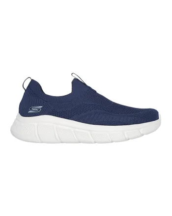 Pantofi sport slip-on din tricot Bobs, Bleumarin