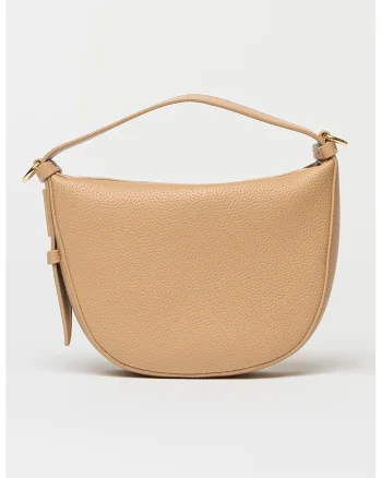 Geanta crossbody cu bareta ajustabila, Maro camel