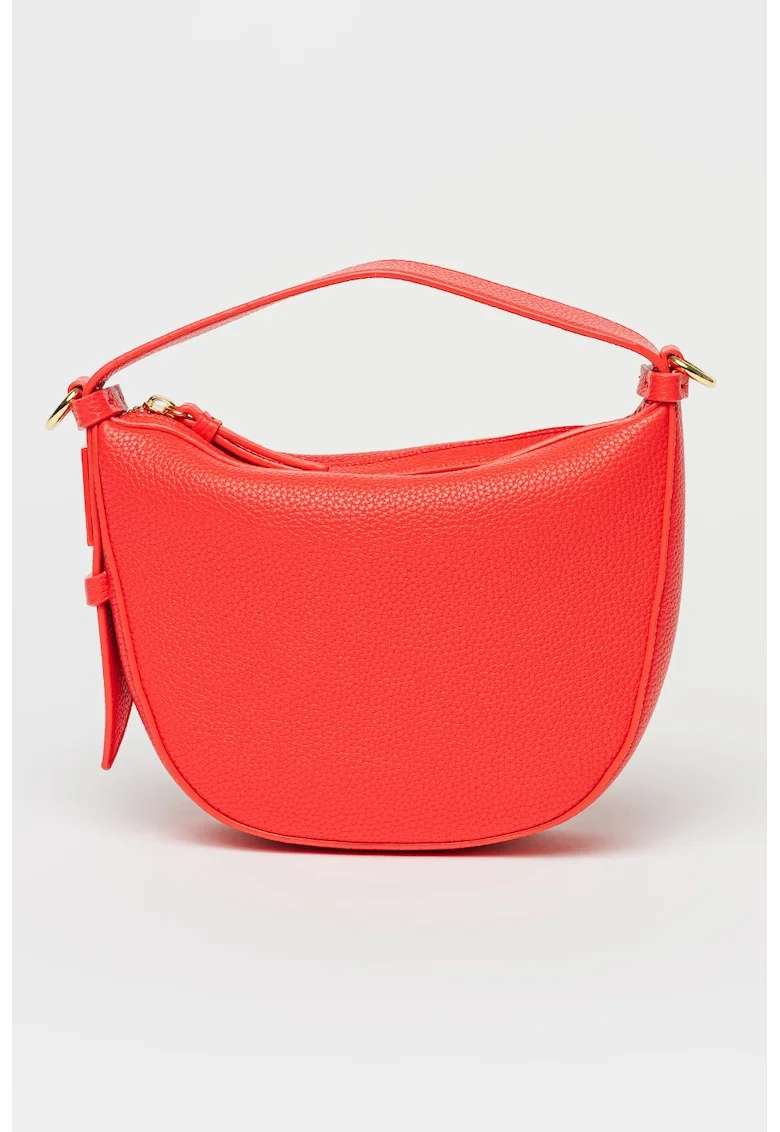 Geanta crossbody cu bareta ajustabila, Roz zmeuriu