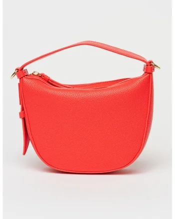 Geanta crossbody cu bareta ajustabila, Roz zmeuriu