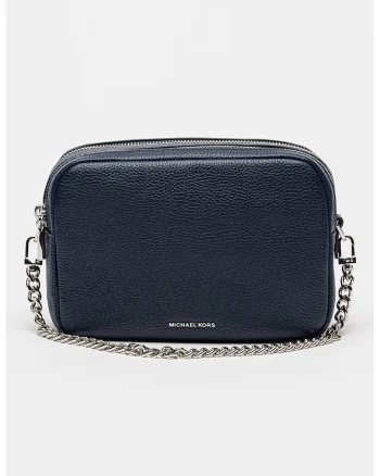 Geanta crossbody din piele Bryant, Albastru inchis
