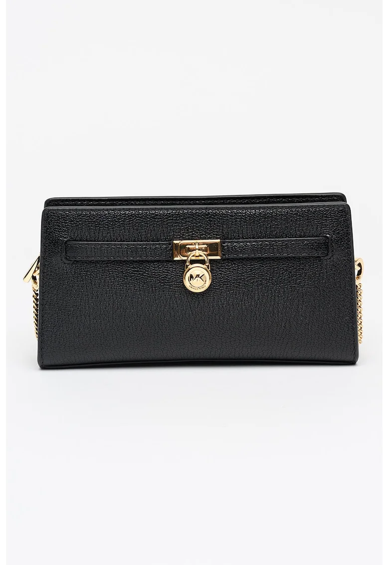 Geanta crossbody din piele cu bareta din lant Hamilton Moderne, Negru