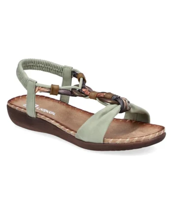 Rieker sandale slip-on de damă mix verde V7568-52