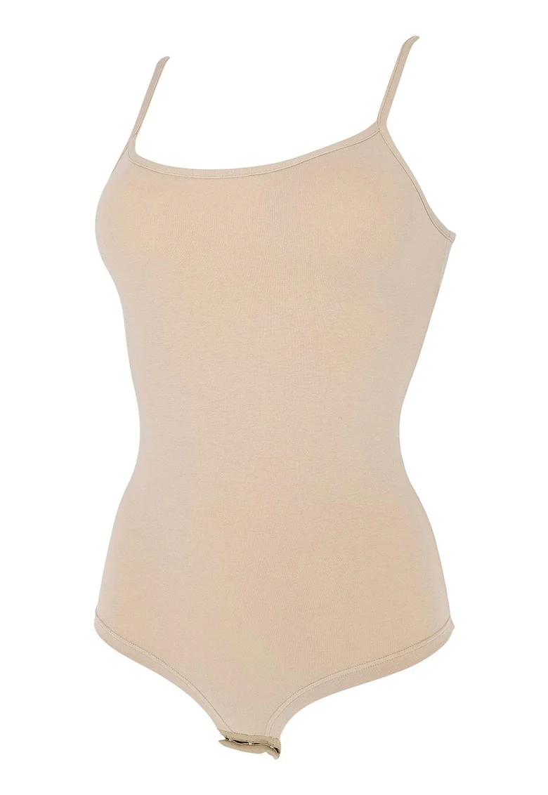Body brazilian bumbac tip maieu  GD008 0001, Bej