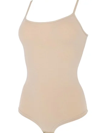Body brazilian bumbac tip maieu  GD008 0001, Bej