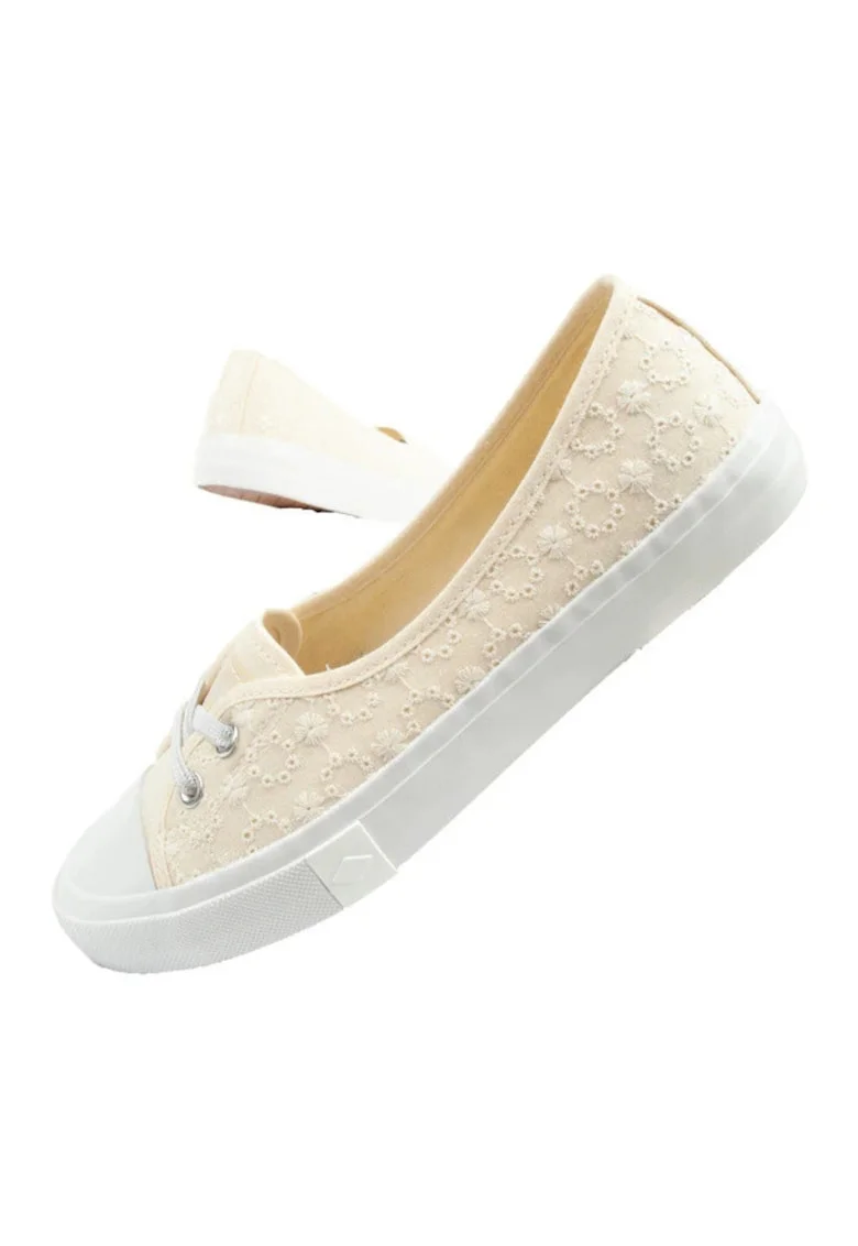 Pantofi sport  balerini, brodati, slip-on, confortabili si la moda [LCW-25-31-3445L, Galben