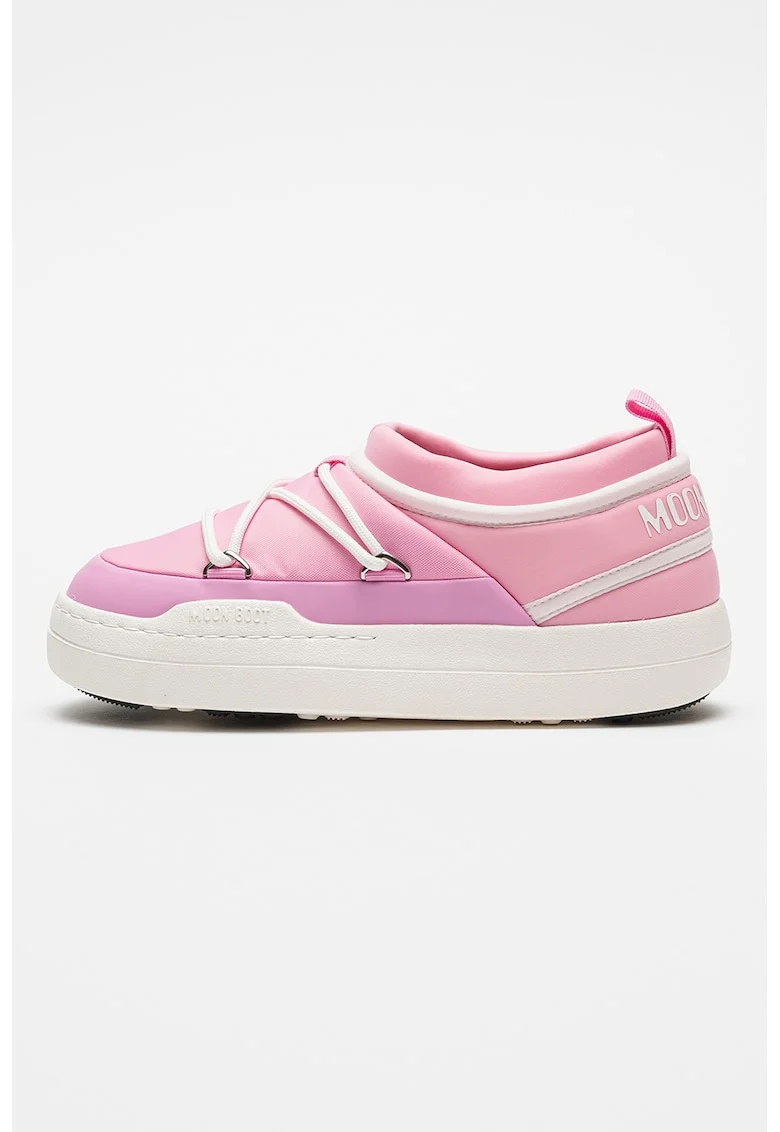 Pantofi sport slip-on din material rezistent la apa Park Icon, Roz