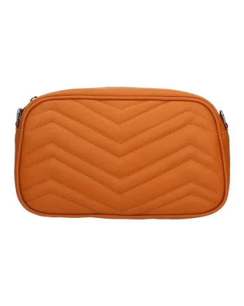 Geanta crossbody din piele, Maro