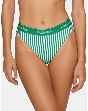 Slip cu model in dungi si banda elastica cu logo