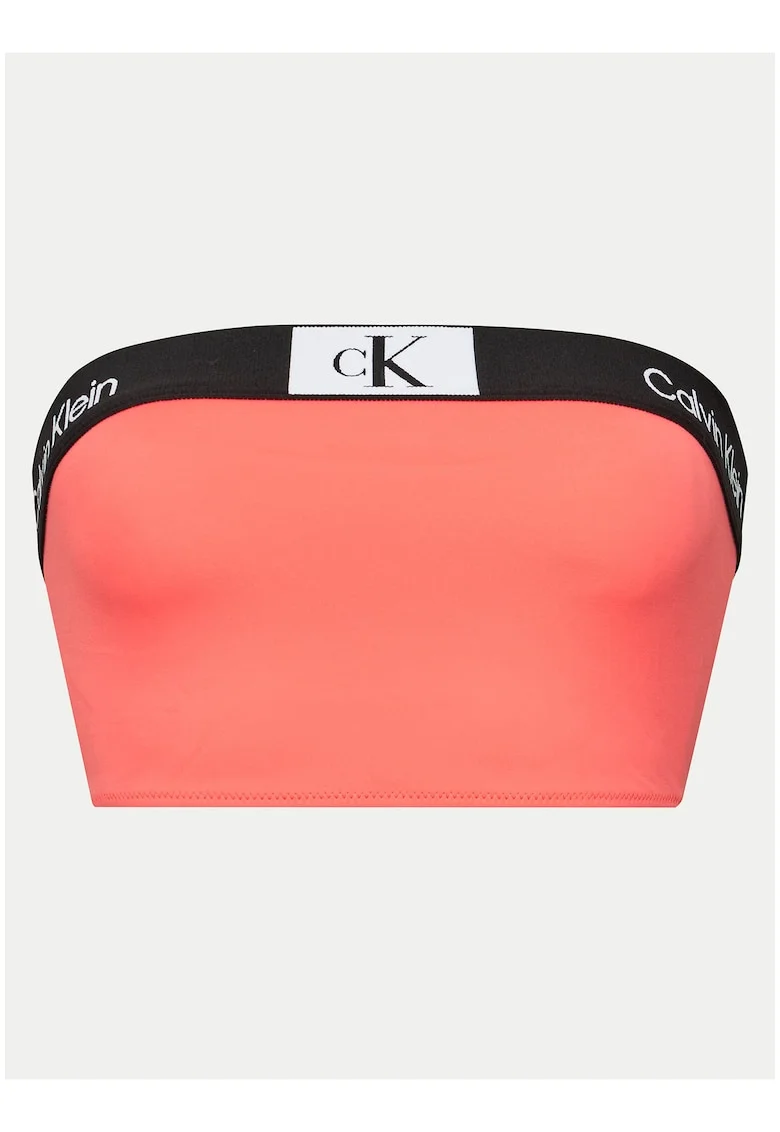 Sutien de baie bandeau cu logo,