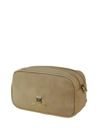 Geanta crossbody cu 2 compartimente Rita, Bej