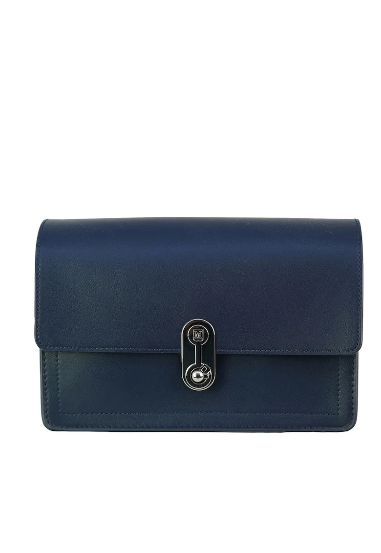 Geanta crossbody cu clapa Carol, Albastru