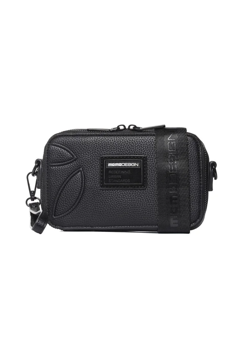 Geanta crossbody cu bareta detasabila de umar Eikon Prime, Negru