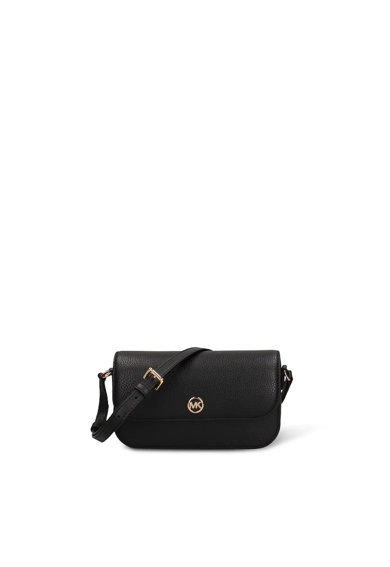 Geanta crossbody de piele Elora Elite, Negru