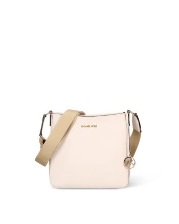 Geanta crossbody de piele ecologica Elora Pro, Crem