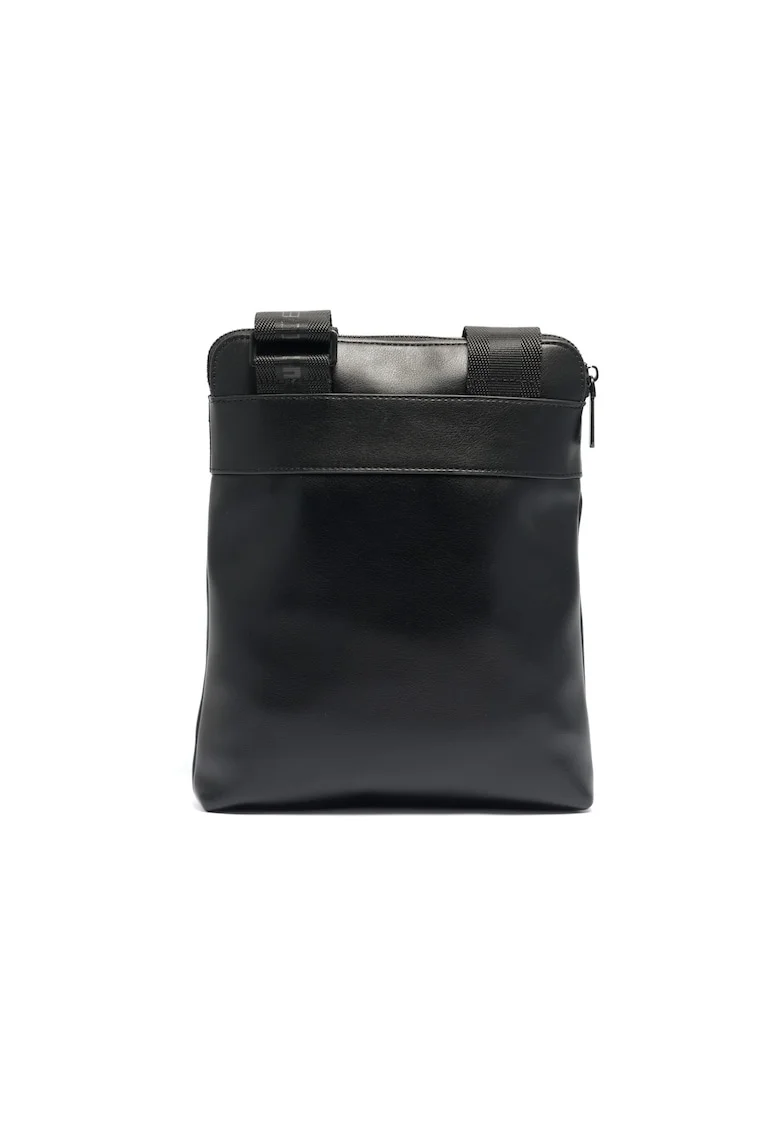 Geanta crossbody din piele Breton Plus, Negru
