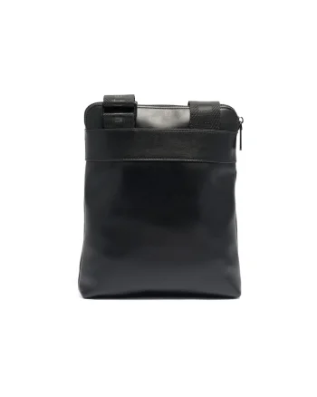 Geanta crossbody din piele Breton Plus, Negru