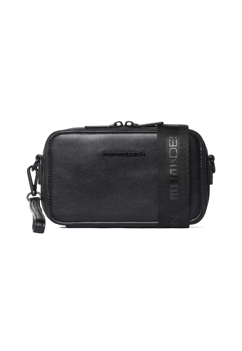 Geanta crossbody cu logo Voron Nova, Negru