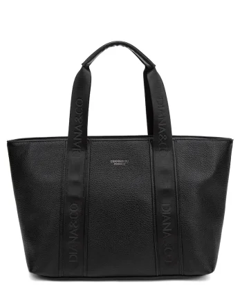 Geanta crossbody din piele ecologica Elara, Negru