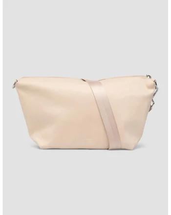 Geanta crossbody cu bareta detasabila, Crem