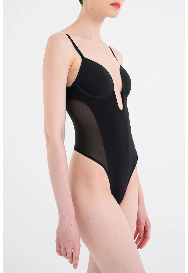 Body modelator cu segmente din plasa, Negru