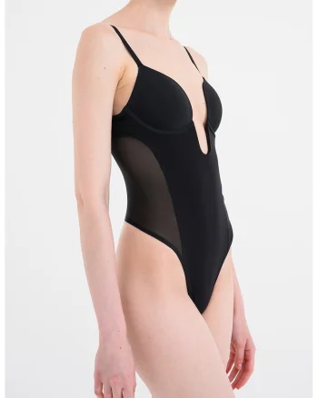 Body modelator cu segmente din plasa, Negru