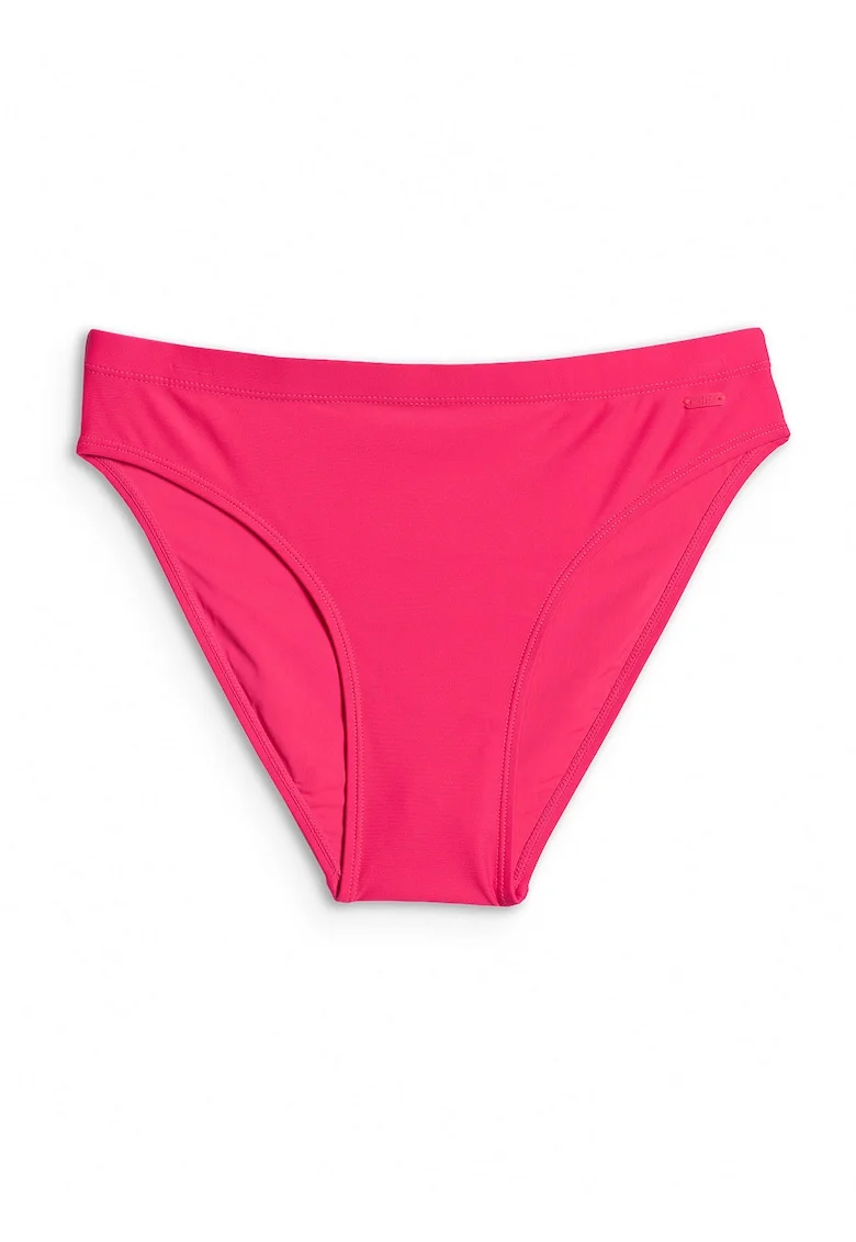 Costum de baie dama,  slip de bikini, croiala slim, uscare rapida, roz