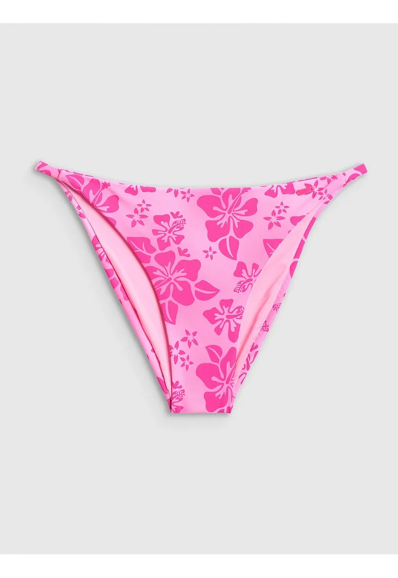 Slip de  talie medie, croiala slim, rezistent la clor, Roz