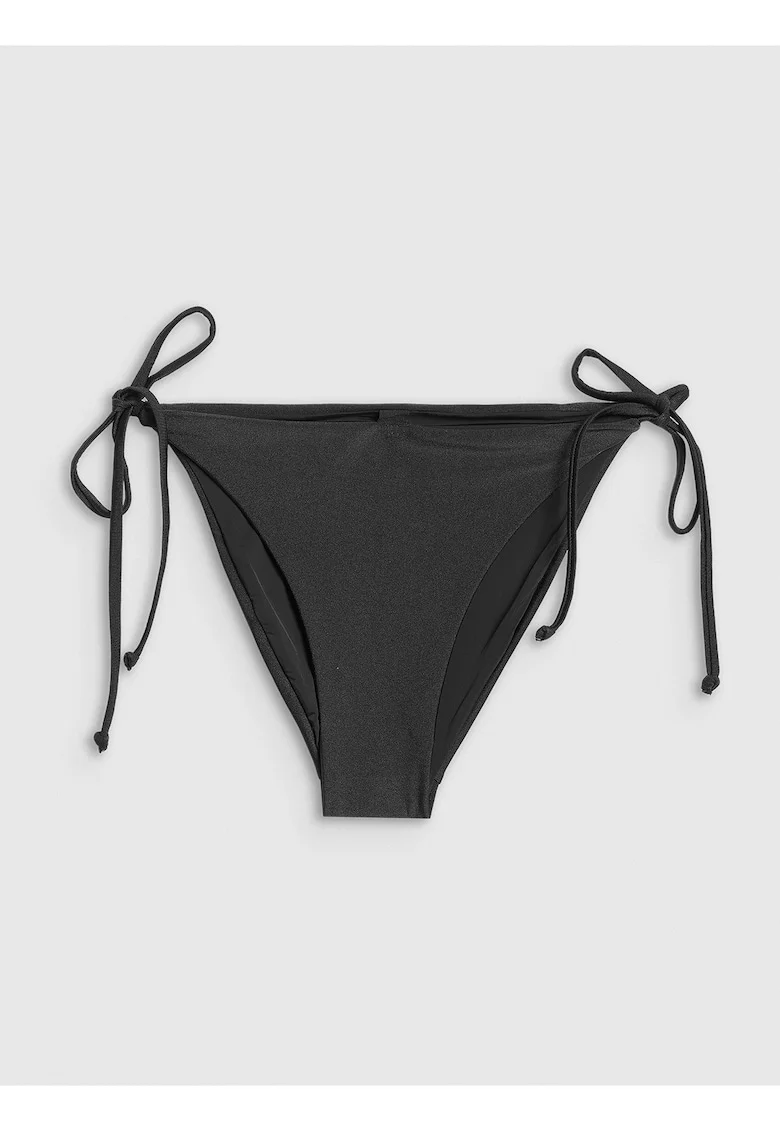 Costum de baie dama,  slip de bikini, ajustabil, Negru