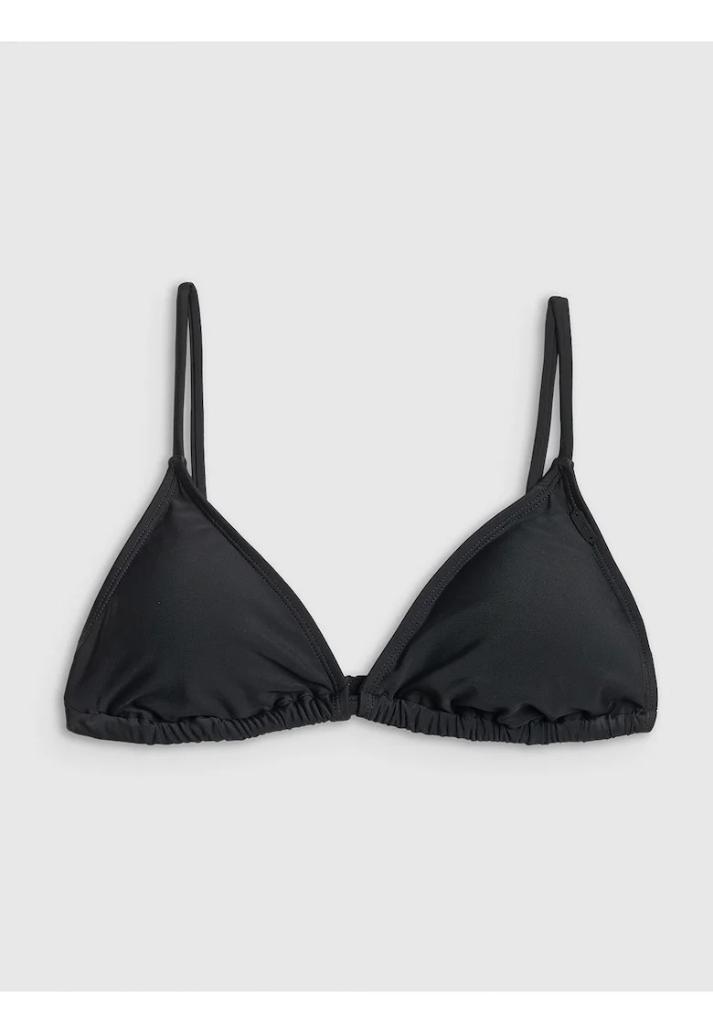 Costum de baie dama,  sutien de bikini, suport redus, bretele reglabile, negru