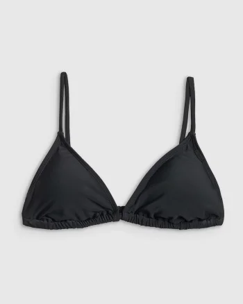 Costum de baie dama,  sutien de bikini, suport redus, bretele reglabile, negru