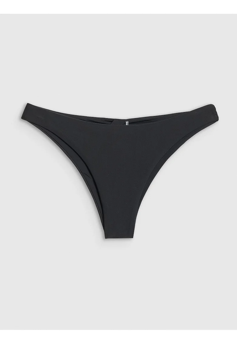 Slip de bikini  croiala braziliana, negru, rezistent la clor, uscare rapida, Negru