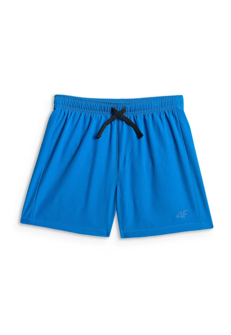 Pantaloni scurti de plaja  pentru baieti, albastri, uscare rapida, slip interior din plasa