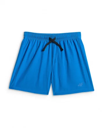 Pantaloni scurti de plaja  pentru baieti, albastri, uscare rapida, slip interior din plasa