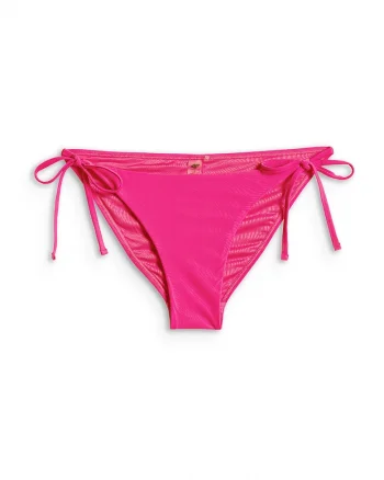 Slip de bikini dama,  UPF 30+, protectie impotriva clorului, roz, material confortabil