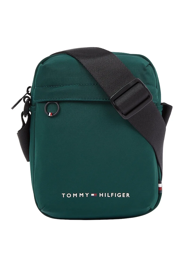 Geanta crossbody textila Skyline, Verde englez