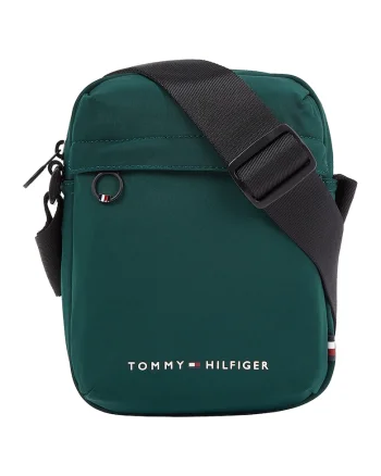 Geanta crossbody textila Skyline, Verde englez