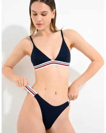 Slip brazlian cu logo, Bleumarin