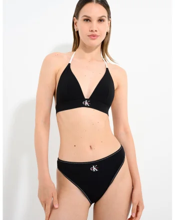 Slip cu logo, Negru