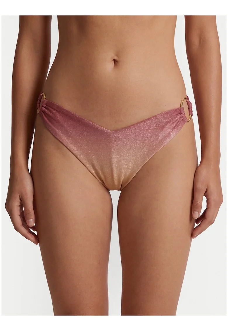 Slip de bikini Dama,  roz, poliester-poliamida