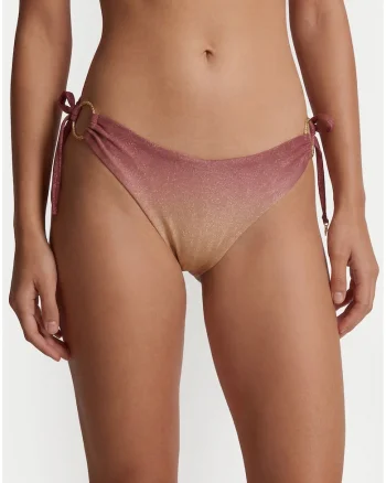 Slip de bikini Dama,  roz, poliester|poliamida