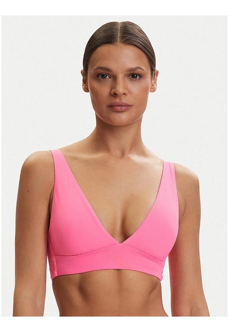 Sutien de bikini,  roz, poliester reciclat, elastan
