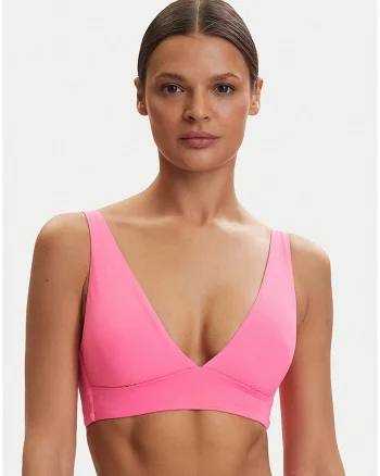 Sutien de bikini,  roz, poliester reciclat, elastan